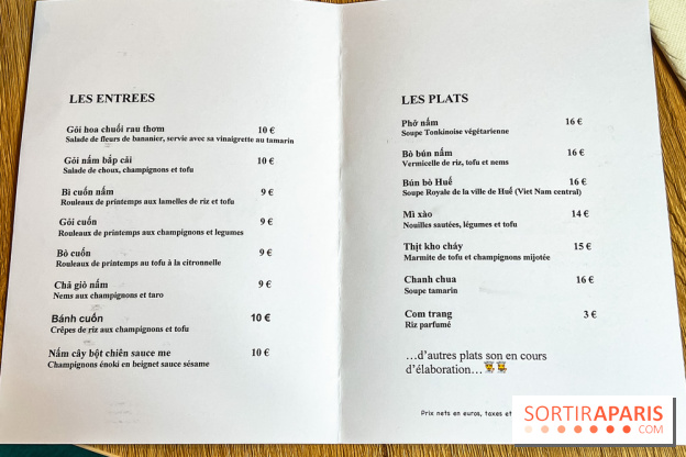 Bêp Việt, le restaurant vietnamien végétarien du 13e, les photos