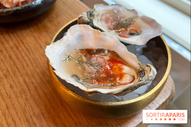 Mojju - Huitres au kimchi blanc
