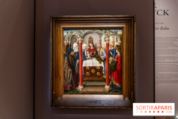Exposition Revoir Van Eyck, La Vierge du chancelier Rolin au Musée du Louvre