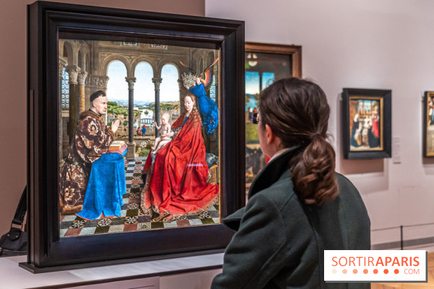 Exposition Revoir Van Eyck, La Vierge du chancelier Rolin au Musée du Louvre