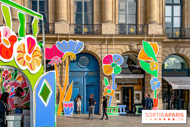 Van Cleef & Arpels pop up photocall Place Vendôme