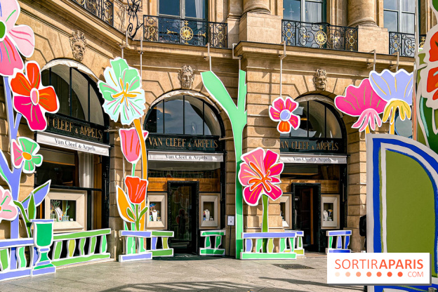 Van Cleef & Arpels pop up photocall Place Vendôme