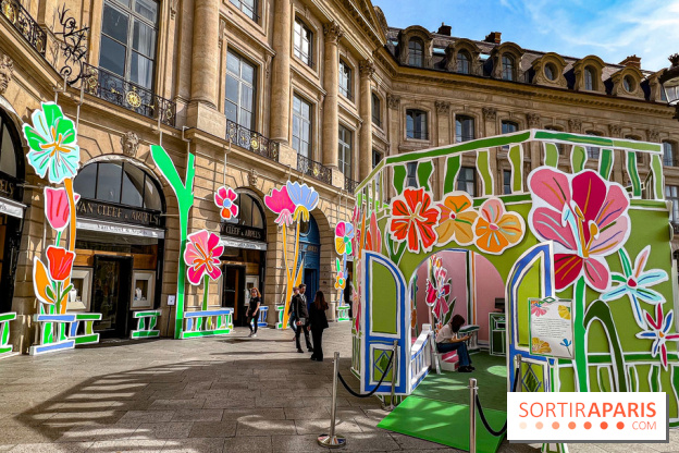 Van Cleef & Arpels pop up photocall Place Vendôme