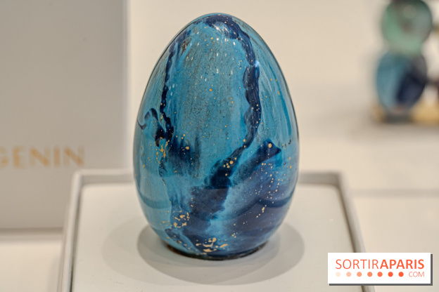 Oeuf Joyaux et chocolats de Pâques de Jade Génin 2024