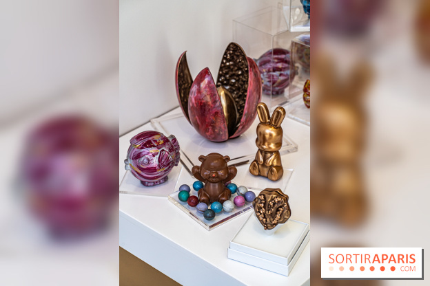 Oeuf Joyaux et chocolats de Pâques de Jade Génin 2024