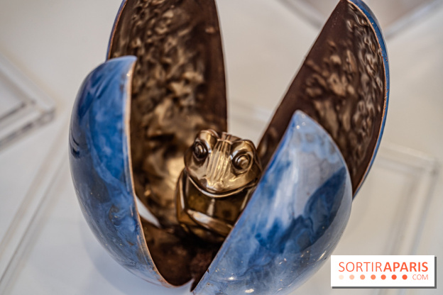 Oeuf Joyaux et chocolats de Pâques de Jade Génin 2024