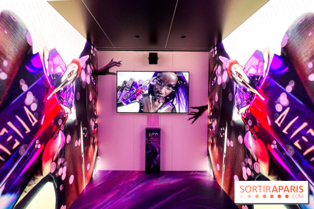Mugler installe un pop up sensoriel et immersif avec des animations gratuites, à Paris