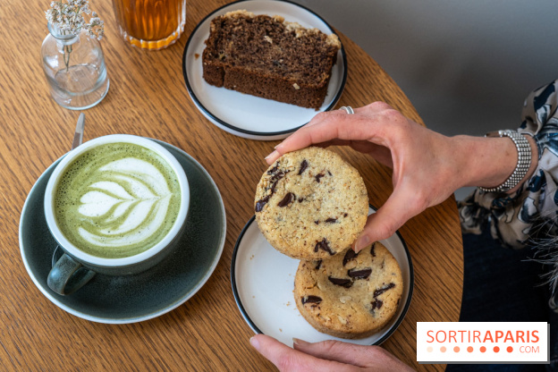 Trombone Coffee Shop Paris 20e -  cookie zaatar - cookie chocolat