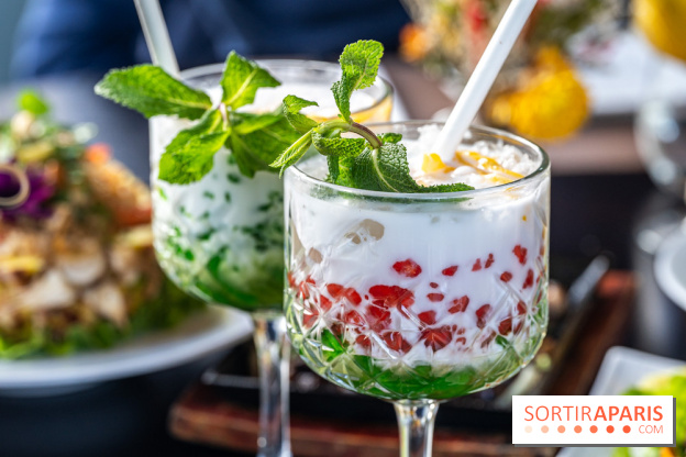 Didi Saigon, le restaurant vietnamien de Villiers sur Marne (94) -  dessert aux trois couleurs - sou xa