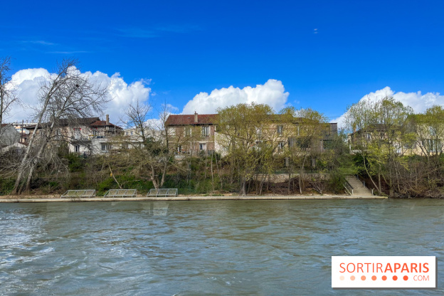 Croisière olympique sur l'île Saint-Denis - écluse de la briche