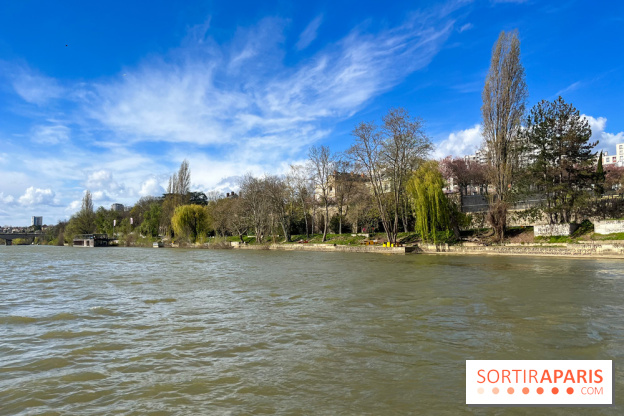 Croisière olympique sur l'île Saint-Denis - quais Epinay-sur-Seine