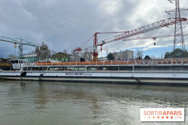 Croisière olympique sur l'île Saint-Denis - chantier naval