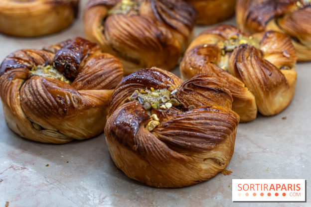 Éveil Boulangerie aux farines anciennes Paris 17e - brioche pistache