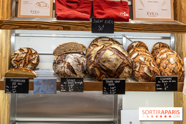 Éveil Boulangerie aux farines anciennes Paris 17e - pains