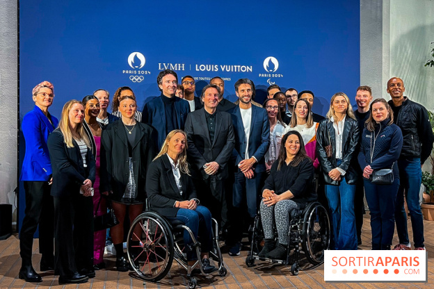 Malles Médailles et Torches des Jeux Olympiques de Paris 2024 griffées Louis Vuitton
