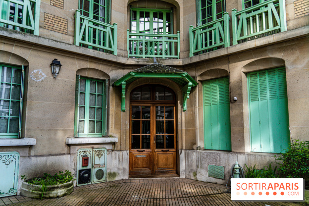 Insolite, la façade originale de la rue Blomet Paris 15e - photos -  A7C9548