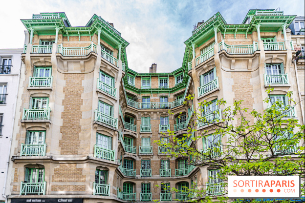 Insolite, la façade originale de la rue Blomet Paris 15e - photos