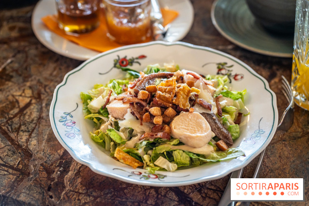Le brunch festif du Bistrot Podium - Paris 15e - Top Chef -  salade caesar