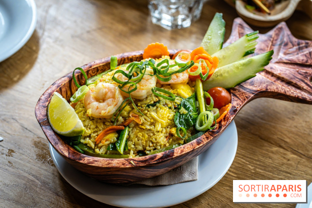 Q Bar, le bistrot et restaurant Thaïlandais à Paris -  riz Thaï