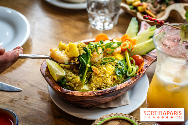 Q Bar, le bistrot et restaurant Thaïlandais à Paris -   riz Thaï