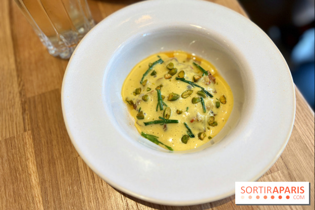 Brion - Céleri rôti, sabayon pistaches