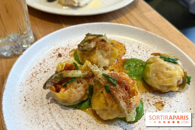 Brion - Ravioles morue et poulpe