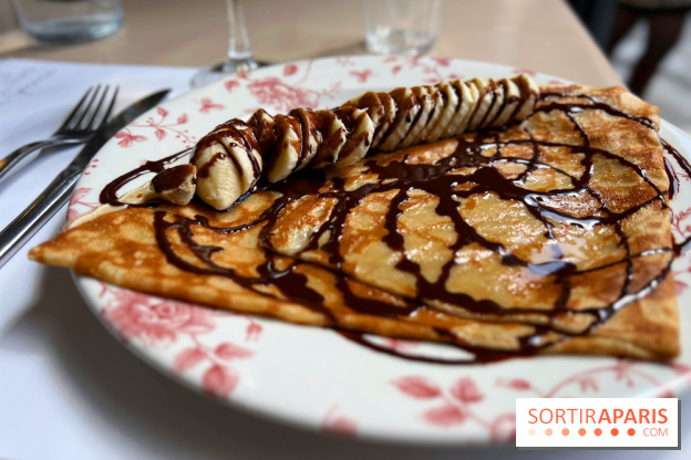 Galette Café - Crêpe banane chocolat