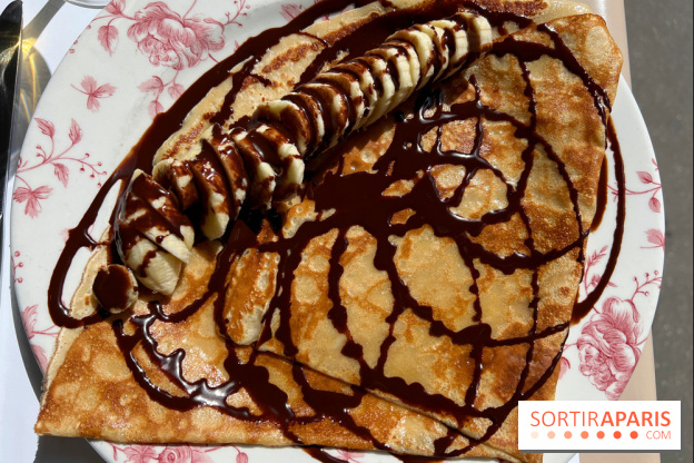 Galette Café - Crêpe banane chocolat