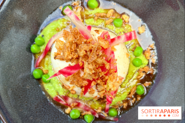 LArchimede - Burrata, dip de petit pois