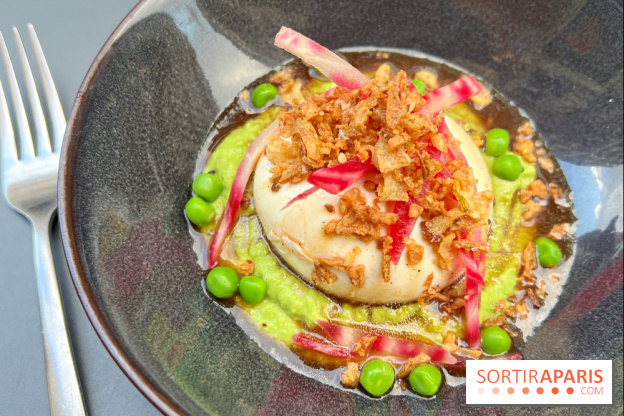 LArchimede - Burrata, dip de petit pois