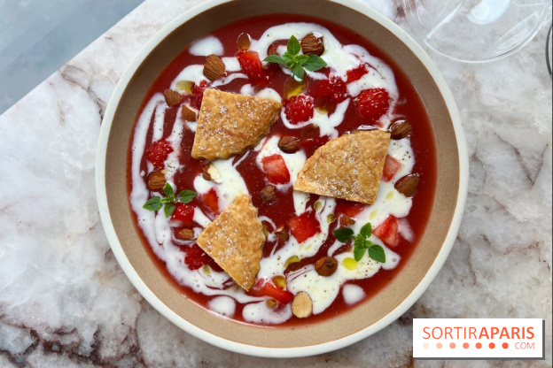 Adami - Soupe de fraises et amandes