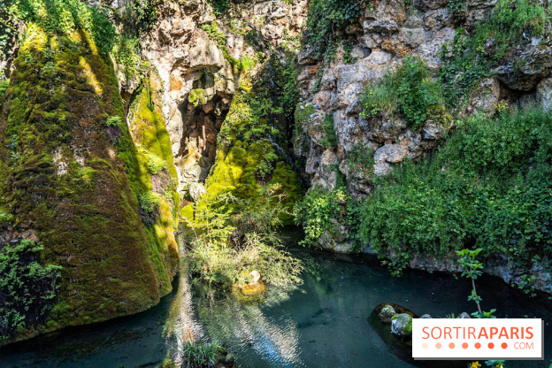 Parc du Dr Fauvel à Villennes sur Seine, grotte et cascades