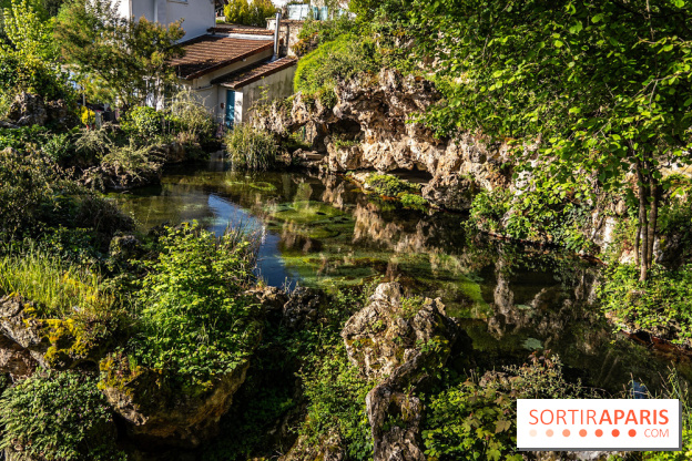Parc du Dr Fauvel à Villennes sur Seine, grotte et cascades