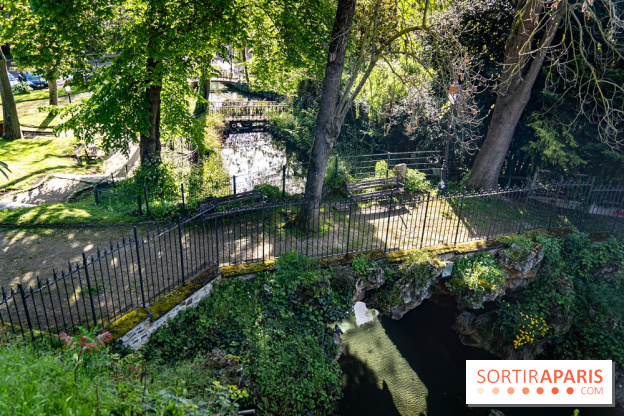 Parc du Dr Fauvel à Villennes sur Seine, grotte et cascades