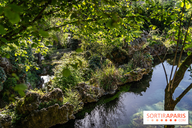 Parc du Dr Fauvel à Villennes sur Seine, grotte et cascades