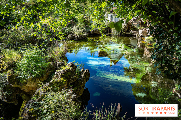 Parc du Dr Fauvel à Villennes sur Seine, grotte et cascades