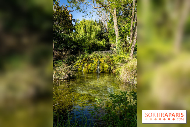 Parc du Dr Fauvel à Villennes sur Seine, grotte et cascades