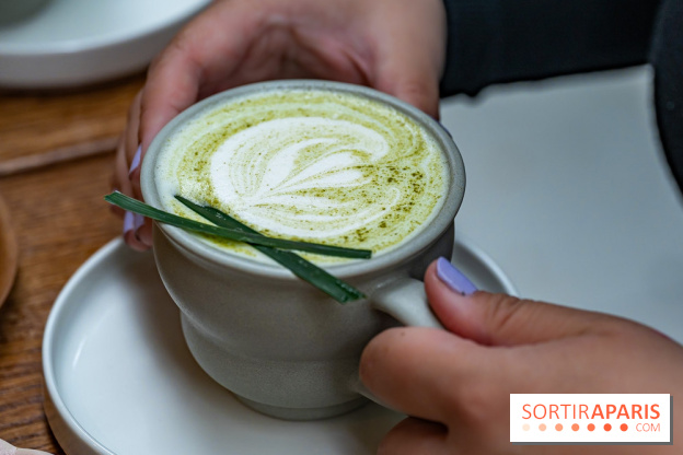 Fu Patisserie et coffee shop Paris 13e -  latte panda ou matcha