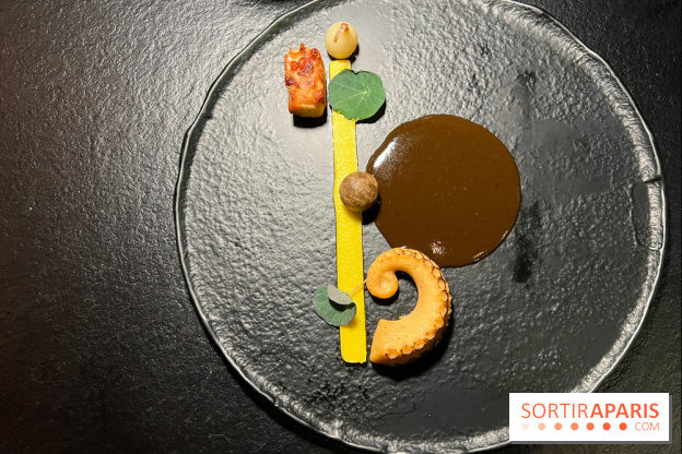 Quelque Part - Poulpe, bourguignon, polenta