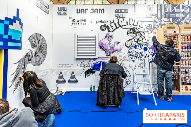 Urban Art Fair 2024 au Carreau du Temple, la foire internationale de street art - photos -  A7C2403