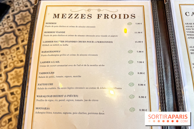 Boulevard Beirut, restaurant Libanais à Poissy - carte - menu