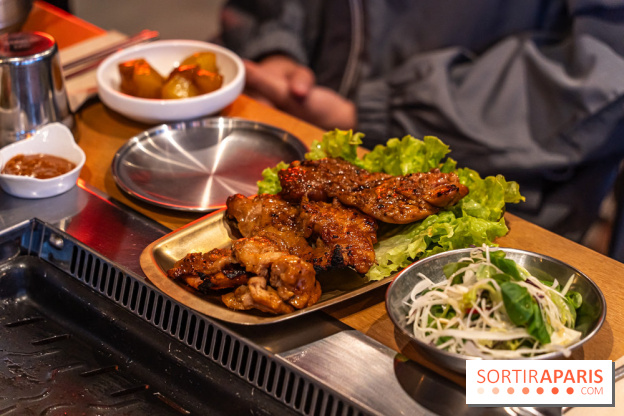 Hwaro Grill, le barbecue Coréen Paris 15e -  grillades