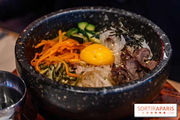 Hwaro Grill, le barbecue Coréen Paris 15e -  bibimbap bœuf