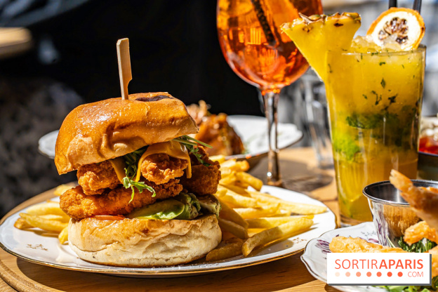 Festival, le café-restaurant rue Étienne Marcel  -  burger