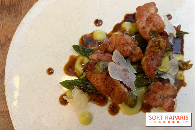 ChoCho - Ris d'agneau, asperge au barbecue