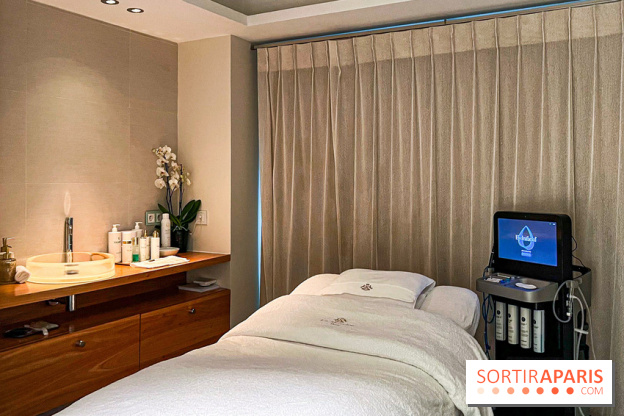 Soin Hydrafacial au Spa Valmont de l'hôtel Le Meurice
