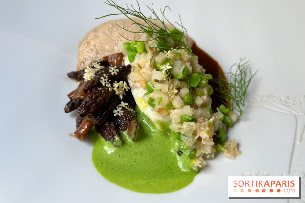 Auguste - Turbot, petits pois, tourteau