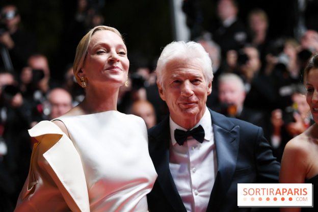 ©Rachid Bellak - Cannes 2024 : Tapis Rouge - Oh, Canada - Uma Thurman et Richard Gere