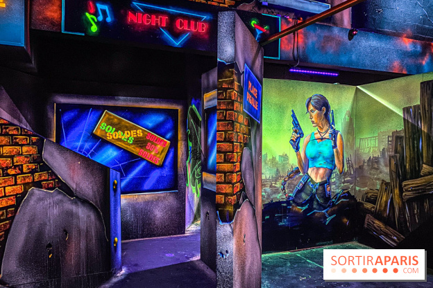 La Tête dans les Nuages - la Défense - Laser game Lara Croft