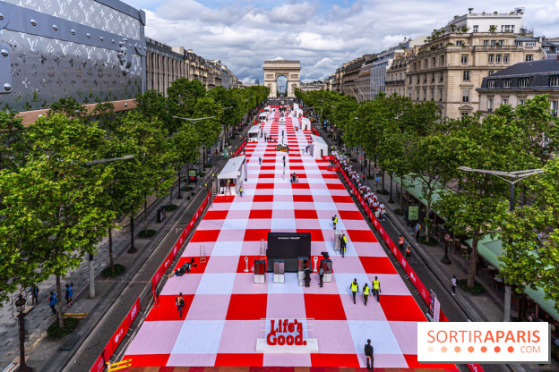 Grand pique nique des Champs-Élysées - photos